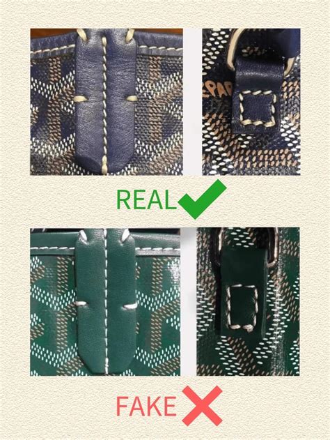 how to spot fake goyard senat|false goyard handbags.